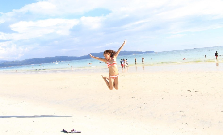 Lets do the jump @ station1 Boracay island philippines:):):)