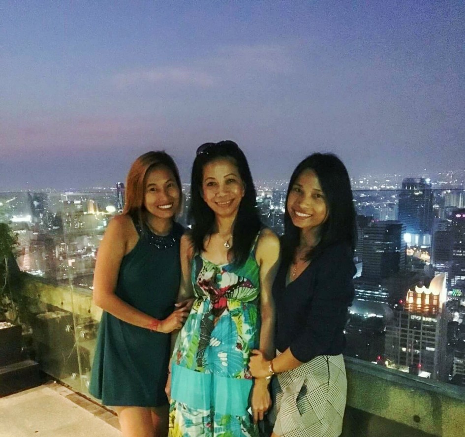 Banyan tree 5star hotel in bangkok with my Malaysian and Thailand girlfriends